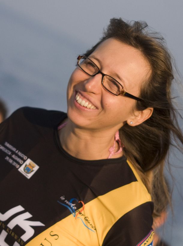 Team - Claudia Bressan sulla barca principale